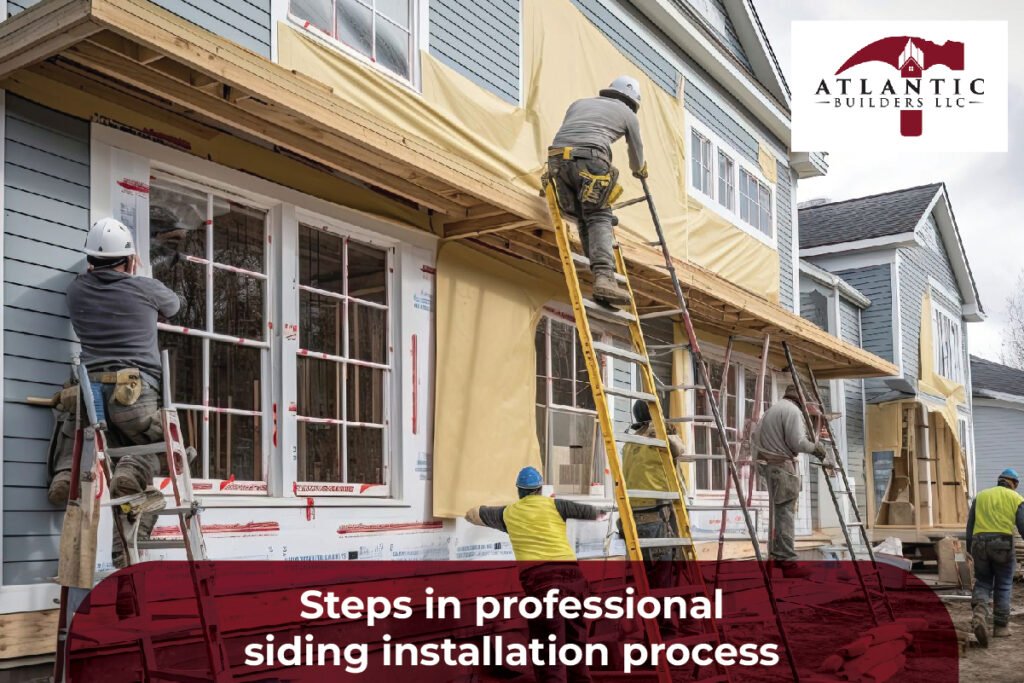 siding installation process